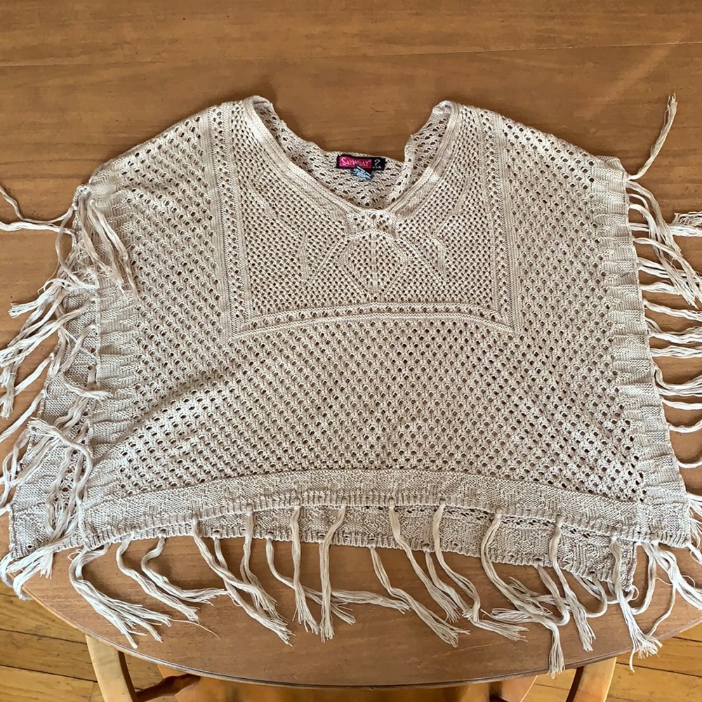 Tan shawl